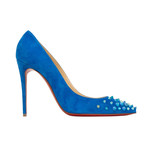 Women's Suede Spikyshell 100mm Pumps // Blue (Euro: 38.5)