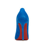 Women's Suede Spikyshell 100mm Pumps // Blue (Euro: 38.5)