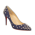 Women's Aimantaclou Denim Studs 85mm Pumps // Blue (Euro: 38.5)