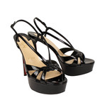 Veracite Patent 130mm Sandals Heels // Black (Euro: 39)