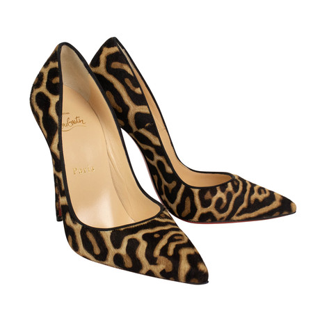 So Kate 120mm Pony Hair Heels Pumps // Brown (Euro: 35)