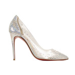 Degrastrass PVC 100Mm Pumps Heels V2 // Silver (Euro: 35)