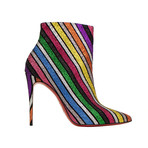 Women's So Kate Stripe Glitter Short Boots // Multicolor (Euro: 37.5)