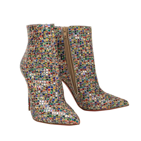 Women's So Kate Tressage Vitraux Mosaic Short Boots // Multicolor (Euro: 35)