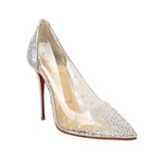 Degrastrass PVC 100Mm Pumps Heels V2 // Silver (Euro: 35)