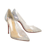 Degrastrass PVC 100Mm Pumps Heels V2 // Silver (Euro: 35)