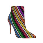 Women's So Kate Stripe Glitter Short Boots // Multicolor (Euro: 37.5)