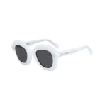 Celine // Women's Sunglasses // White + Gray