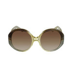 Chloé // Women's Sunglasses // Brown + Sage + Yellow