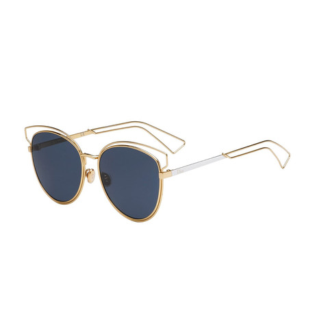 Christian Dior // Women's Sunglasses // Gold + Gray