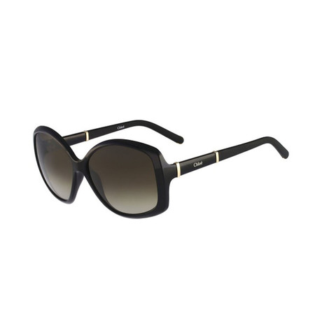 Chloe // Women's Sunglasses // Black + Brown