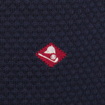 Rubber Pullover // Navy + Ecru + Red (L)