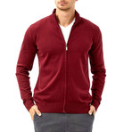 Charlie Cardigan // Claret Red (2XL)