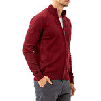 Charlie Cardigan // Claret Red (2XL)