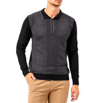 Ross Sweater // Black + Gray (M)