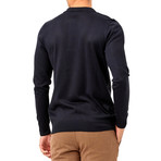 Bradley Sweater // Navy + Gray (2XL)