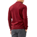 Charlie Cardigan // Claret Red (2XL)