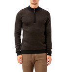 Ethan Sweater // Black + Brown (S)