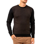 Nick Sweater // Black + Brown (L)