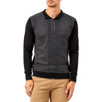 Ross Sweater // Black + Gray (M)