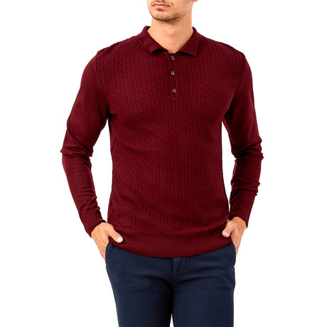 Clarence Sweater // Claret Red (S)