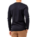 Evan Sweater // Navy + Gray (S)