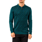 Michael Sweater // Green + Black (M)