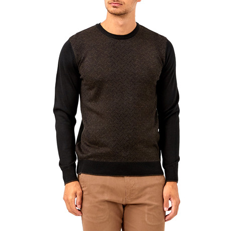 Nick Sweater // Black + Brown (S)