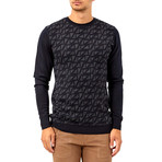 Evan Sweater // Navy + Gray (S)