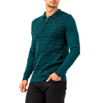 Michael Sweater // Green + Black (M)