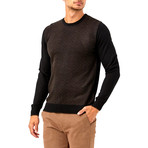 Nick Sweater // Black + Brown (L)