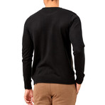 Nick Sweater // Black + Brown (L)