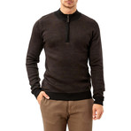 Ethan Sweater // Black + Brown (S)