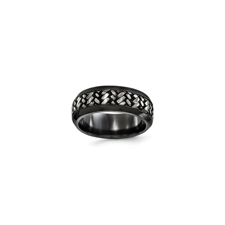 Titanium Beveled Band (Size 7)