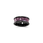 Titanium Concave Anodized Pink Band (Size 5)