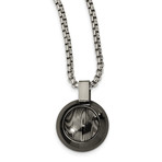 Timoku + Titanium Round Pendant Necklace