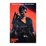 Sylvester Stallone // Autographed COBRA Movie Poster