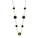 Ippolita Polished Rock Candy 18k Yellow Gold Quartz + Onyx + Mother of Pearl Necklace