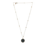 Gucci Icon 18k Yellow Gold + Enamel Blooms Necklace