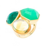 Ippolita 18k Rock Candy Gelato 3-Stone Ring // Ring Size: 6.75