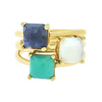 Ippolita 18k Gold Rock Candy Stone Cluster Ring // Ring Size: 7