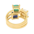 Ippolita 18k Gold Rock Candy Stone Cluster Ring // Ring Size: 7