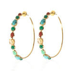 Ippolita Rock Candy 18k Yellow Gold Hoop Earrings