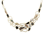Ippolita Polished Rock Candy 18k Yellow Gold Multi-Colored Stones Bib Necklace