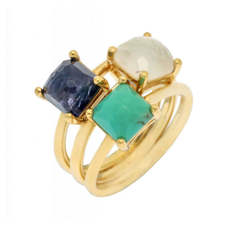 Ippolita 18k Gold Rock Candy Stone Cluster Ring // Ring Size: 7