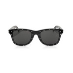 Unisex Square Studded Sunglasses // Black