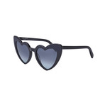 Unisex Heart Cat-Eye Sunglasses // Black II