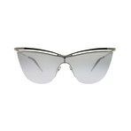 Unisex Cat-Eye Sunglasses // Silver