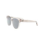 Unisex Oversized Round Sunglasses // Beige