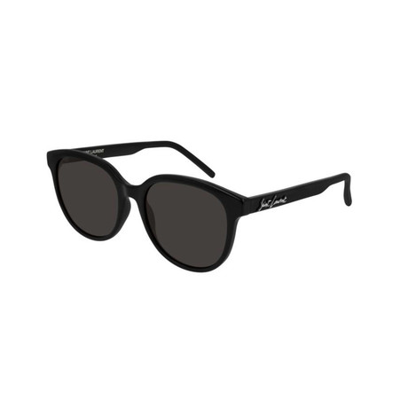 Unisex Logo Round Sunglasses // Black